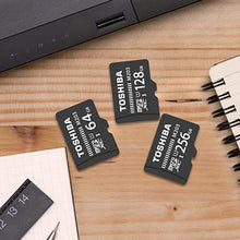 Load image into Gallery viewer, Toshiba Class 10 Exceria M203 64GB MicroSD Card with Adapter