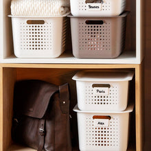 Load image into Gallery viewer, 2 of Each SmartStore Recycled10 Storage Box 6L &amp; Basket Plastic Lid,White