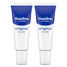 Load image into Gallery viewer, 2pk of 10g Vaseline Lip Therapy Lip Balm Moisturising Original or Rossy Tinted