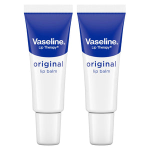 2pk of 10g Vaseline Lip Therapy Lip Balm Moisturising Original or Rossy Tinted