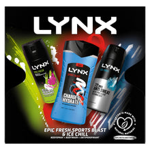 Load image into Gallery viewer, Lynx Mixed Trio Gift Set For Men Bodyspray, Bodywash &amp; APA Deo Gift For Him