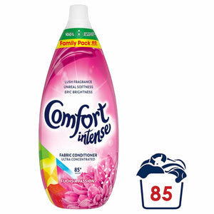 3pk 85 Washes Comfort Intense Fuschia Passion Fabric Conditioners 900ml, Total 510W