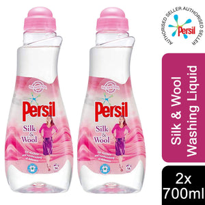 2x 14 Washes Persil Silk and Wool Washing Liquid 700ml, Total 28 Washes