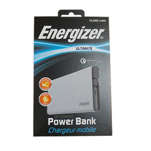 Load image into Gallery viewer, Energizer UE10004QC 10000mAh Ultimate Dual Power Bank QC 3.0 - White