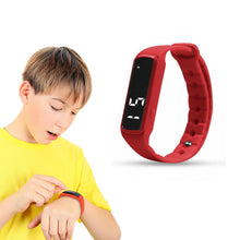 Load image into Gallery viewer, Aquarius AQ 114 Teen Fitness Activity 3D Pedometer LED Tracker Red