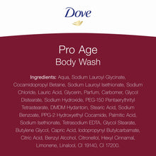 Load image into Gallery viewer, 3 Pack Dove Pro Age/Silk Glow/Shea Butter/Deeply Nourishing Body Wash, 450ml