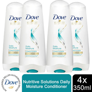 4pk of 350ml Dove Nutritive Solutions Daily Moisture Conditioner For Normal hair