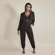 Load image into Gallery viewer, Chelsea Collection - Bronzie Jumpsuit -Curve Black