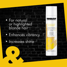 Load image into Gallery viewer, 3x 250ml Toni &amp; Guy IlluminateBlonde Conditioner for Natural or Highlighted hair