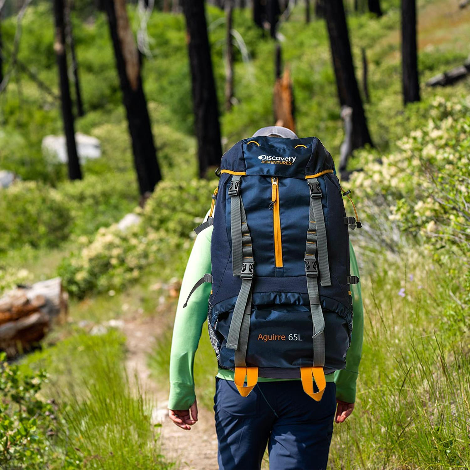 Summit Discovery Adventures 65L Daypack With Hydration Bladders Sectio