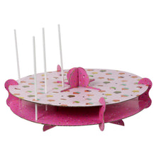Load image into Gallery viewer, Let's Get Baking! 2 Tier Cake Pop Up Display Stand, Hold Up to 32 Pop-Ups