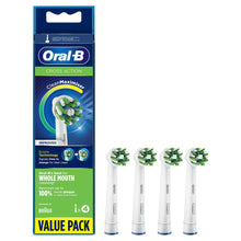 Load image into Gallery viewer, 4xOral-B FlossAction, CrossAction, 3D White or Sensi Clean Toothbrush RefillHead