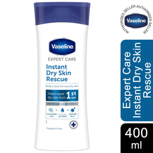 3x or 6x of 400ml Vaseline Instant Dry Skin Rescue Body Lotion