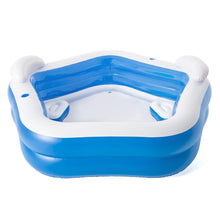 Load image into Gallery viewer, Bestway 7&#39; x 6&#39;9&quot; x 27&quot;/2.13m x 2.06m x 69cm Family Fun Lounge Pool