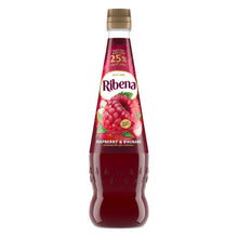 Load image into Gallery viewer, 12 Pack of Ribena Raspberry and Rhubard Cordial Squash, 850ml