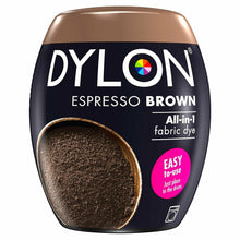 Load image into Gallery viewer, DYLON Washing Machine Fabric Dye Pod, Espresso Brown, 2 Packs of 350g