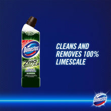 Load image into Gallery viewer, Domestos Zero Limescale Toilet Descaler Removes 100% Limescal 750 ml, 6 Pack