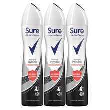 Load image into Gallery viewer, Sure Women Motion Sense Antiperspirant Deodorant, 3 Pack, 250ml