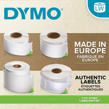 Load image into Gallery viewer, DYMO Address Labels Self Adhesive LW 260 Large 36mm x 89mm Black Print on White