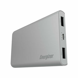 Energizer 8000mAh Power Bank with Dual USB Port for Every Smartphones, Grey