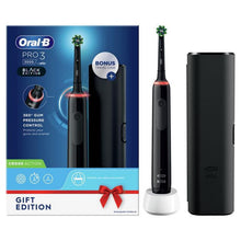 Load image into Gallery viewer, Oral-B Pro 3 Electric Toothbrush with Smart Pressure Sensor 3500, Black or Pink