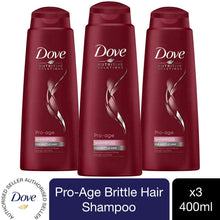 Load image into Gallery viewer, Dove Nutritive Solutions Pro-Age 3x Shampoo 400ml &amp; 3xConditioner 350ml