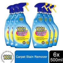 Load image into Gallery viewer, 1001 Carpet Stain Remover 500ml Spray x6, Tough on Stains, Gentle on Carpets