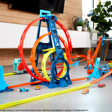 Load image into Gallery viewer, Hot Wheels Track Builder Unlimited Triple Loop Kit