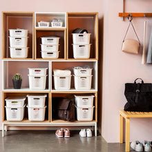 Load image into Gallery viewer, 2 of Each SmartStore Recycled20 Storage Box 13L &amp; Basket PlasticLid,White