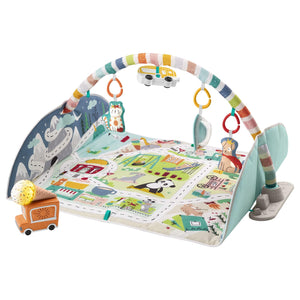 Fisher-Price Activity City Gym to Jumbo Play Mat with Toys