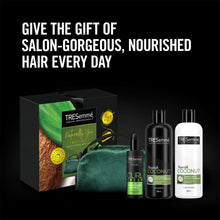 Load image into Gallery viewer, TRESemme Naturally You Hair Care Gift Set for Her with Green Cosmetic Bag