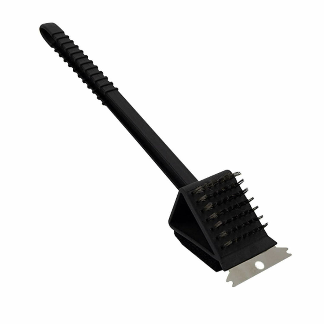 3in1 Barbeque Grill Cleaning Tool With Scraper [Buy 1]