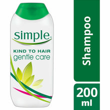 Load image into Gallery viewer, 3pk or 6pk x 200ml Simple Kind to Hair Gentle Care Shampoo