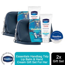 Load image into Gallery viewer, Vaseline Essentials Handbag Tidy Lip Balm &amp; Hand Cream Gift Set For Her