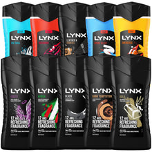 Load image into Gallery viewer, 3pk of 250ml Lynx 12hrs Refreshing Fragrance Shower Gel with 100% Moisturisers
