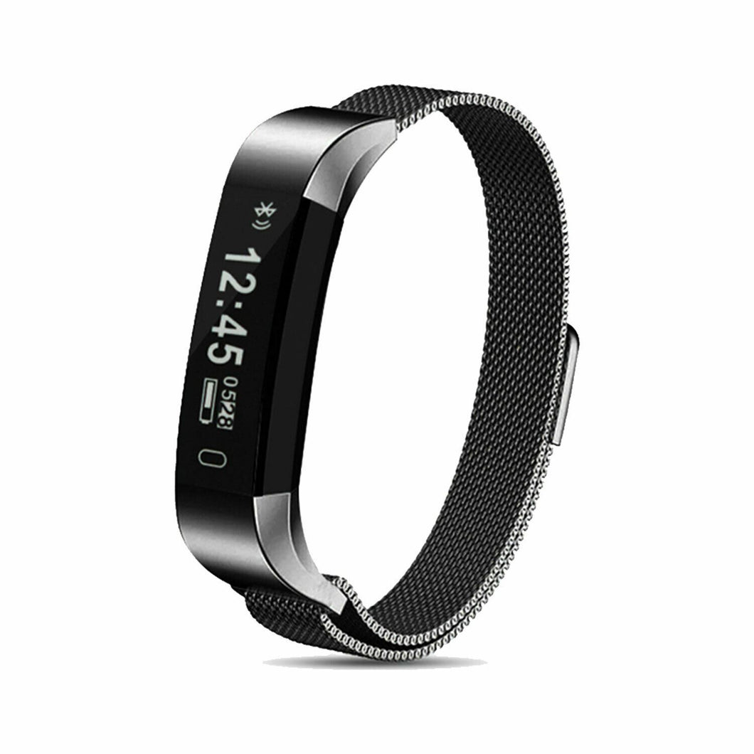 AQ115 HR Fitness Tracker with Milanese Strap Space Grey