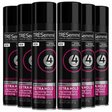 Load image into Gallery viewer, 6 Pack of 400ml Each Tresemme Professionals 24 H Frizz Control Hairspray
