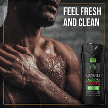 Load image into Gallery viewer, Lynx Energy Boost Shower Gel Bodywash, Africa, 3 or 6 Pk, 500ml