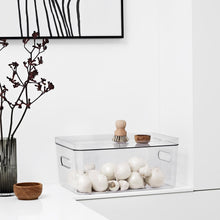 Load image into Gallery viewer, SmartStore Compact Clear Storage Box with Transparent Lid - Large, 15.4 Litres