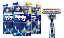 Load image into Gallery viewer, Gillette Blue 3 Disposable Razors - Pack of 6