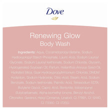 Load image into Gallery viewer, Dove Hydrating Care, Purifying Detox &amp; Renewing Glow Body Wash 450ml, 3pk or 6pk