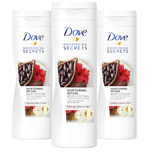 Load image into Gallery viewer, 3x400ml or 6x400ml Dove Nourishment Body Lotion For All Skin Types