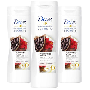 3x400ml or 6x400ml Dove Nourishment Body Lotion For All Skin Types