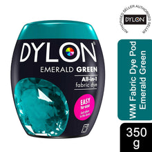 Load image into Gallery viewer, DYLON Washing Machine Fabric Dye Pod, Emerald Green, 1pk of 350g