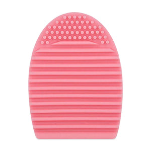 2x Envie Silicone Egg Sponge Scrubber Make-Up Brush Cleaner - Pink