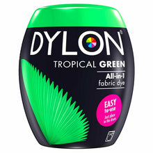 Load image into Gallery viewer, DYLON Washing Machine Fabric Dye Pod, Tropical Green, 3 Packs of 350g