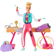 Load image into Gallery viewer, Barbie® Gymnast Playset, Dolls with Accessories
