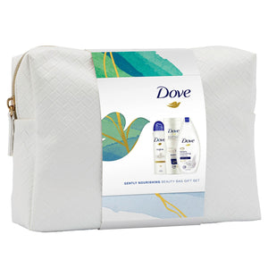 Dove Gently Nourishing Beauty Bag Gift Set, Bodywash, Lotion & APA with Washbag