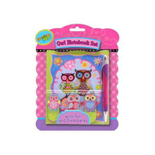 Load image into Gallery viewer, Kreative Kids Owl Notebook Set with Pen and Bookmarks