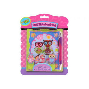 Kreative Kids Owl Notebook Set with Pen and Bookmarks